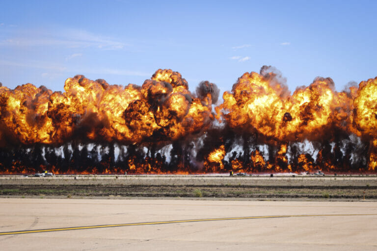 The Marine Air-Ground Task Force demonstration takes place during the 2022 Marine Corps Air Station Miramar Air Show at MCAS Miramar, San Diego, California, Sept. 23, 2022. The MAGTF Demo displays the coordinated use of close-air support, artillery and infantry forces, and provides a visual representation of how the Marine Corps operates. The theme for the 2022 MCAS Miramar Air Show, “Marines Fight, Evolve and Win,” reflects the Marine Corps’ ongoing modernization efforts to prepare for future conflicts. (U.S. Marine Corps photo by Jose S. GuerreroDeLeon)