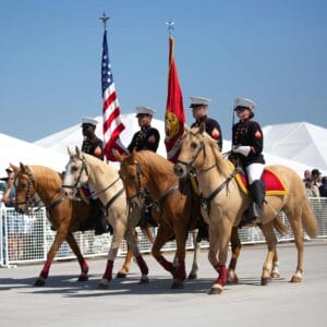 USMC Mounted Color Guard